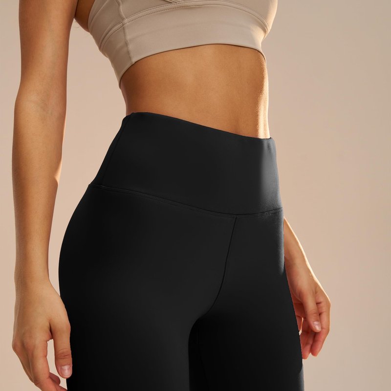 YUDSUD Fleece Lined Leggings for Women Thermal Winter Yoga Pants Windproof High Waisted Legging Buttery Soft Warm Workout Tights Gym Hiking Yoga Black