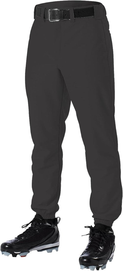 Alleson Athletic Boys Baseball Pants - Classic Fit with Elastic Bottom, Durable Fabric & Secure Waistband