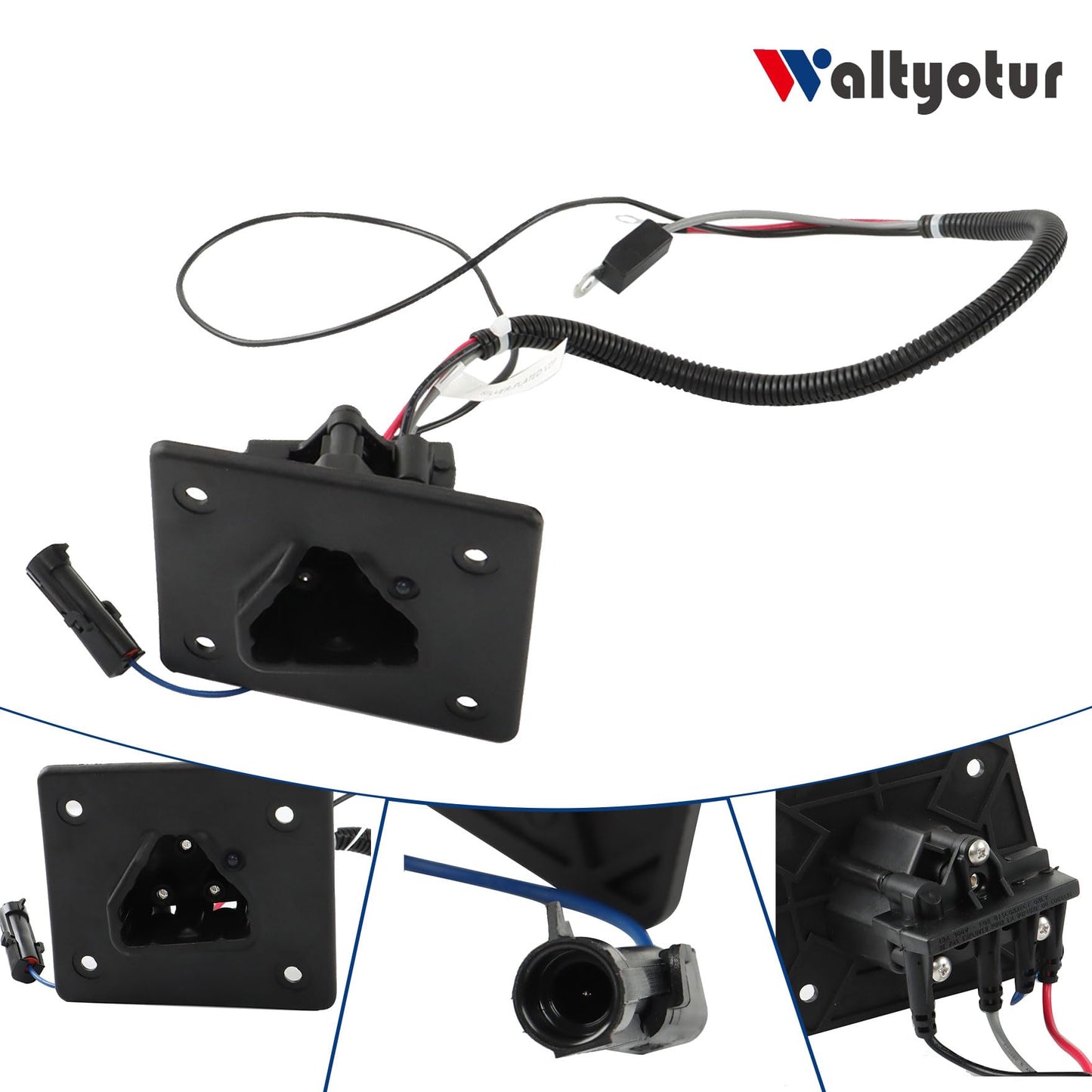 48V Battery Receptacle 602529 Replacement for EZGO TXT/RXV Golf Cart with Wires