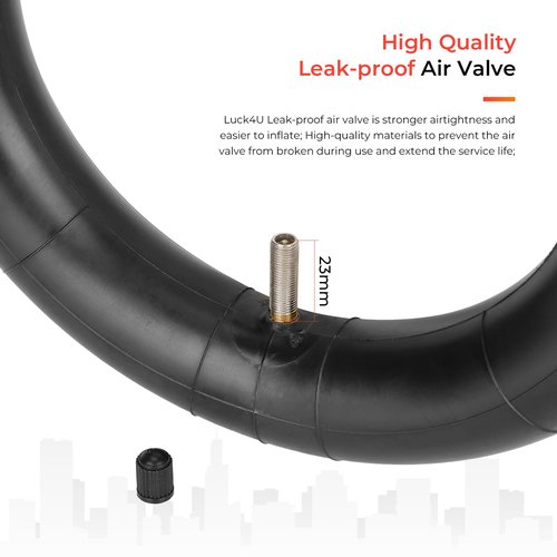 LUCK4U (2-Pack) 10x2.125 Replacement Inner Tubes with straight valve for Ninebot F30 F20 F25 F40 Scooter for 10 inch Scooter