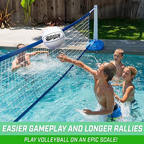 GoSports 12 Inch XL Inflatable Pool Volleyball - 3 Pack for All Skill Levels