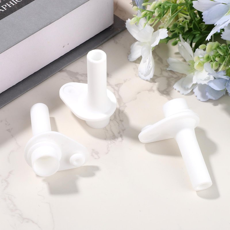 6pcs Bite Valve for Zak Designs Kelso 15oz, Silicone Water Bottle Bite Valve Replacement Straw Cup Accessories for Zak Kids Straw Cups (White)