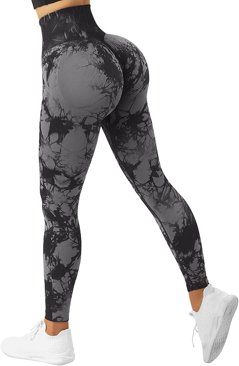 SUUKSESS High Waisted Scrunch Butt Lifting Leggings - Seamless Yoga Pants for Women