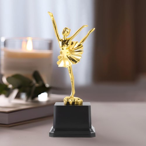 Tofficu Dance Competition Trophy Ballet Students Personalized Ballet Dance Trophy Award Girls Engraving Dance Competitions