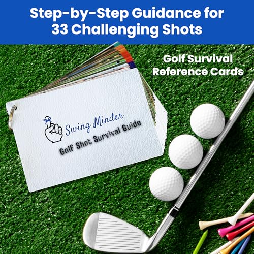 Swing Minder Golf Reference Cards - Right-Hand Edition for Hardest Shots