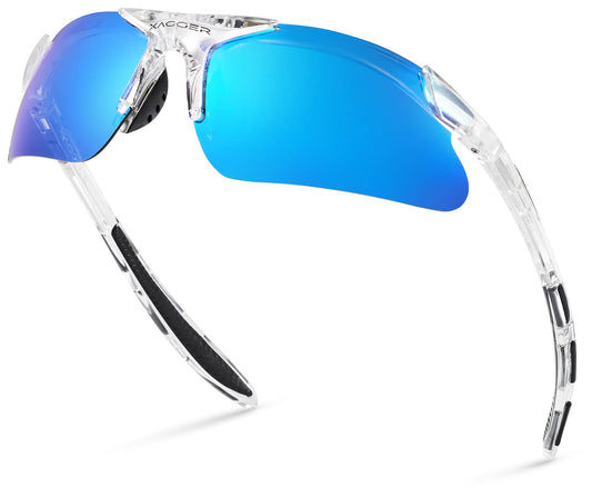 Xagger Kids Youth Polarized Sports Sunglasses for Boys Girls Baseball Softball Glasses TR90 Frame