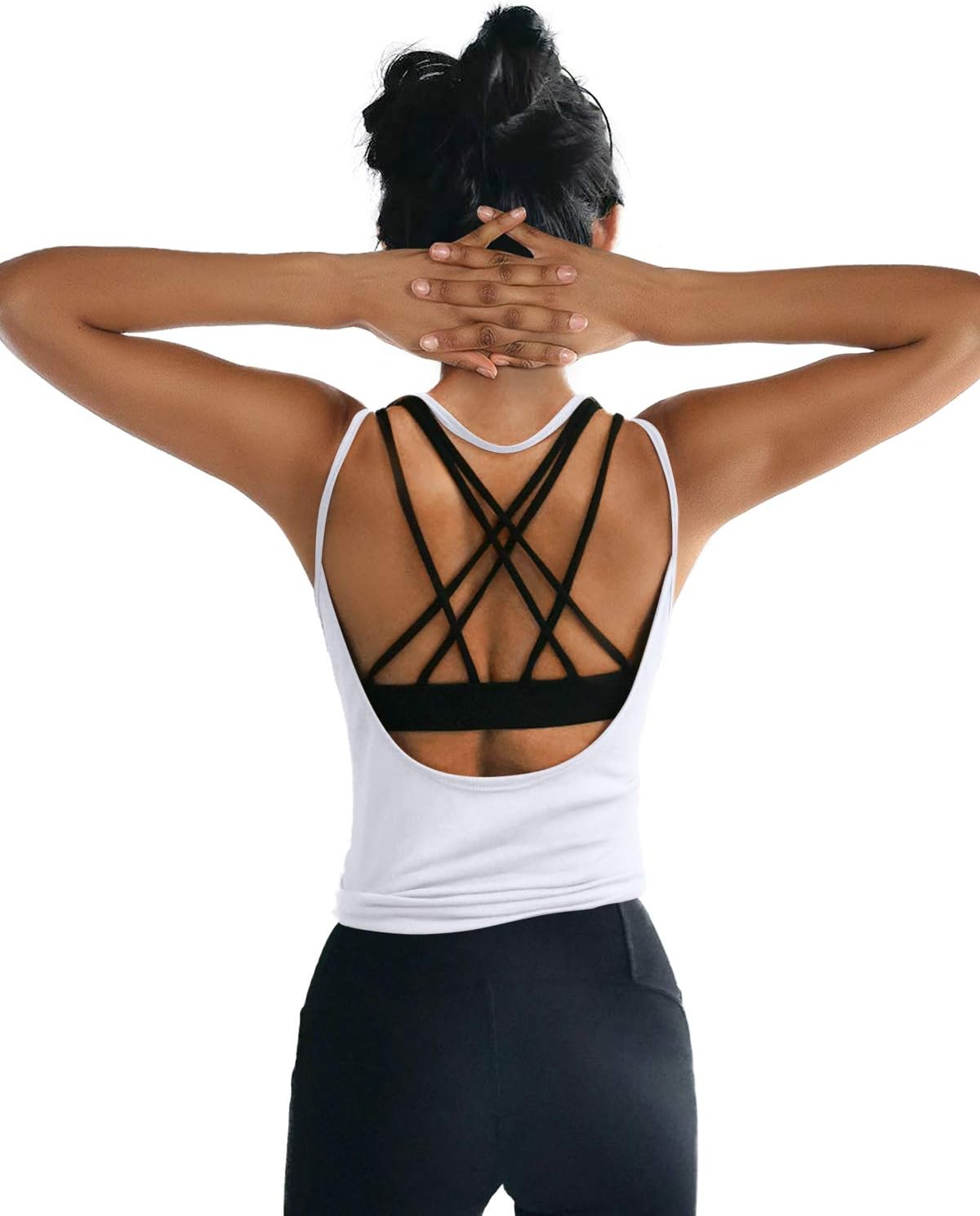 OYANUS Women's Backless Yoga Tops - Sexy Summer Activewear Tank for Gym & Running | Comfortable Fit