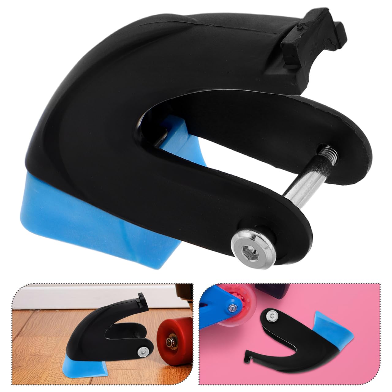 UPKOCH Roller Skate Brake Pads Replacement for Kids Inline Skates Non-Slip Safety Brake Block Stoppers Durable Skate Accessories 3.74X3.14X1.57In