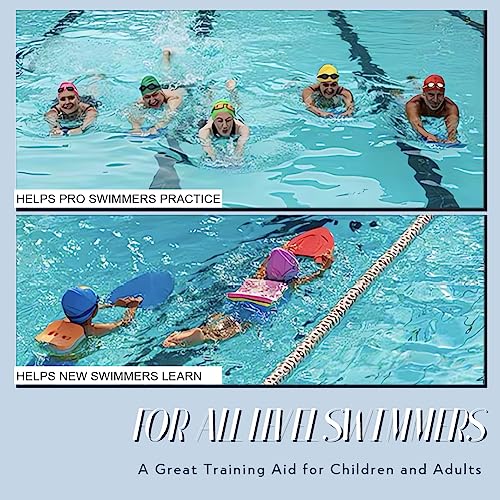 Ikanboo Nebulas Blue Swimming Kickboard for Kids & Adults, Pool Exercise Aid