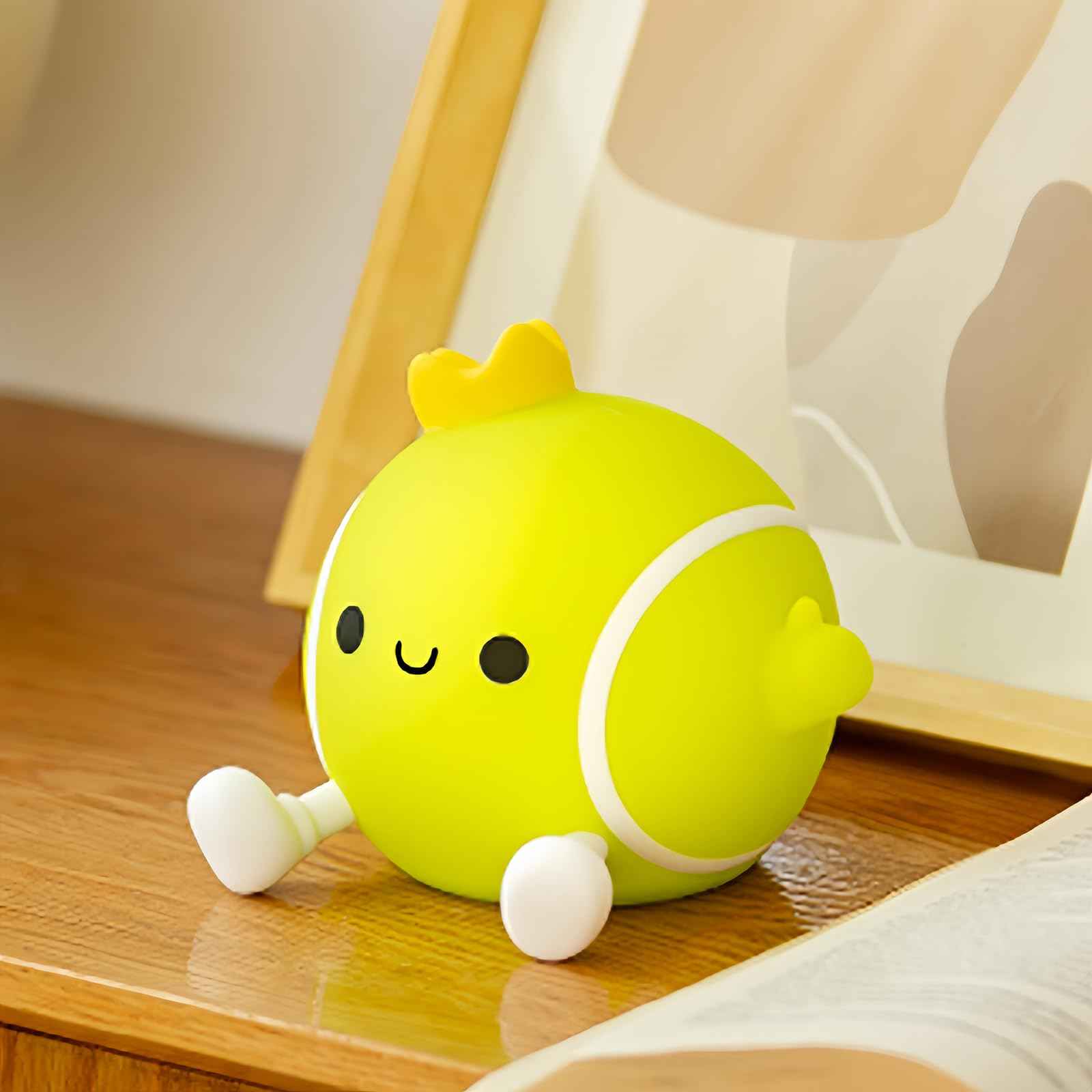 QANYI Sport Lover Tennis Light,Rechargeable Small Lamp Dimmable with Soft Touch,Tennis Party Favors Accessories Stuff Decorations,Birthday Christmas Tennis Players Teams Gifts for Girls Friends Women