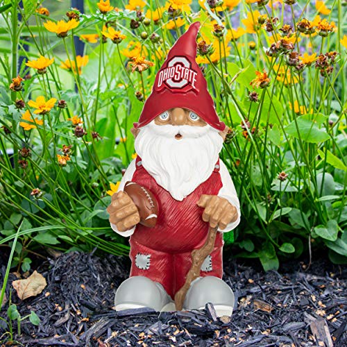 NCAA Ohio State Buckeyes Garden Gnome - 11.5 Inch Collectible