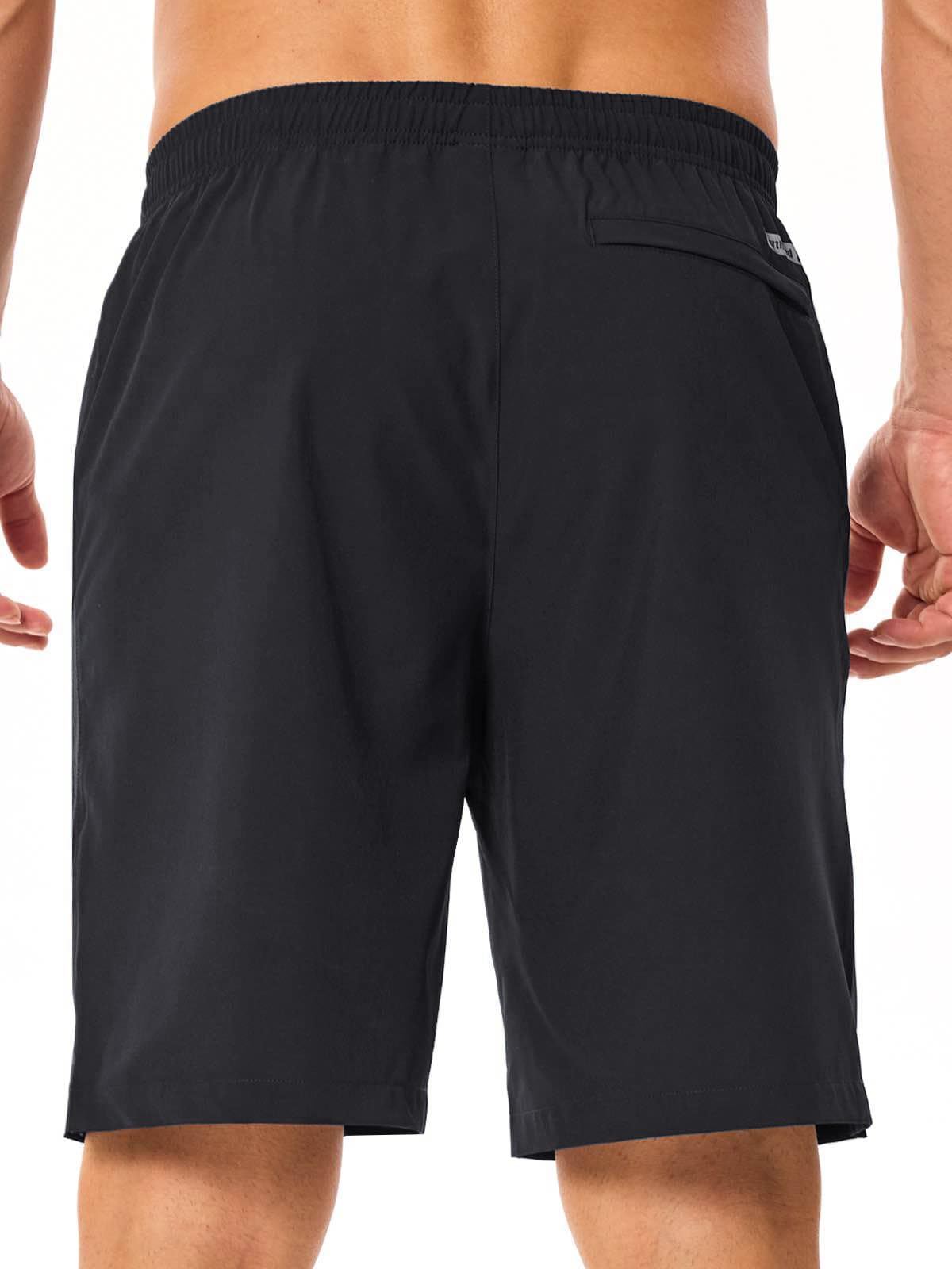 NORTHYARD Men's Running Athletic Shorts 5"/ 7"/ 9" Workout Gym Short Tennis Quick Dry Active Sport Hiking Basketball-9'' Black-L