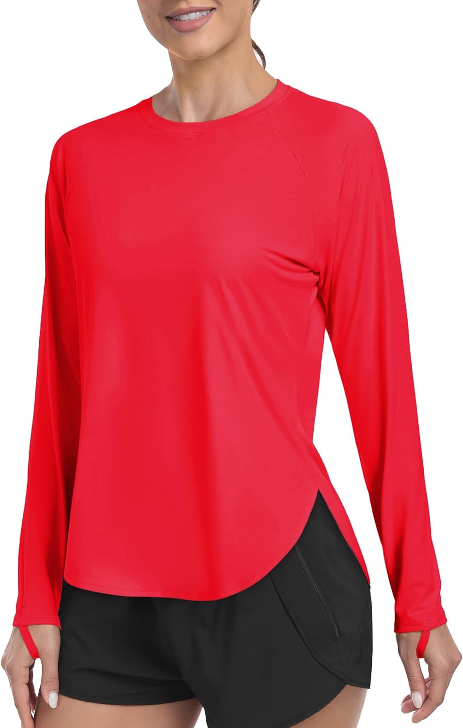 Skiennix Women's Sun Shirt - UPF 50+ Long Sleeve Workout Top for Running & Hiking | Quick-Dry Outdoor Apparel