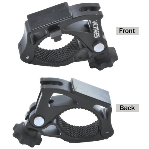 Replacement Bike Mount for Bike Light, Bike Lights Aluminum Mount, Universal Bike Headlight Bracket, Bicycle Light Holder, Easy to Install Without Tools, for 22-33 Handlebar (1 Pack)