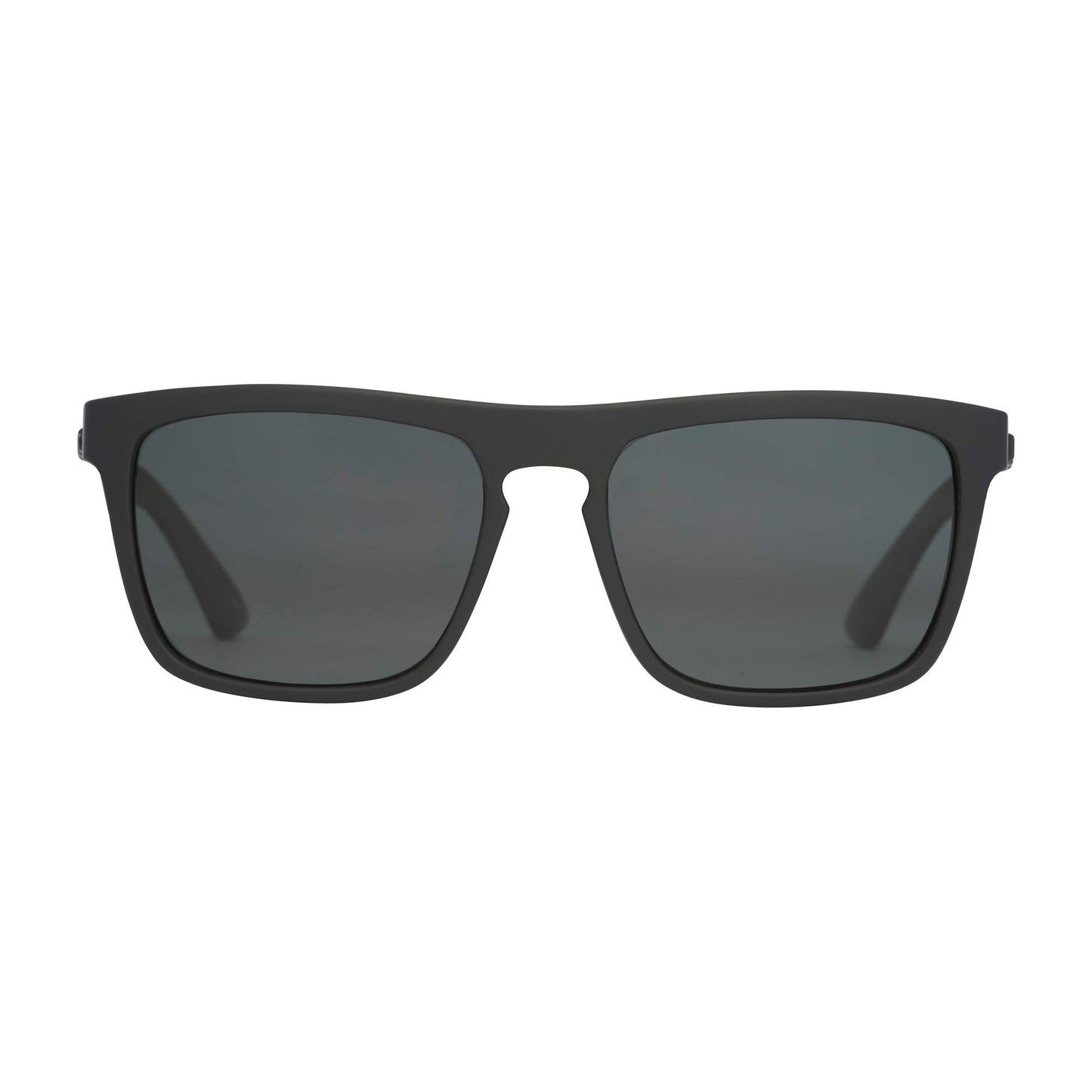 HUK Sunglasses, Polarized Lens Eyewear with Performance Frames, Fishing, Sports & Outdoors Sunglasses, (Siwash) Gray Lens / Matte Black, Medium