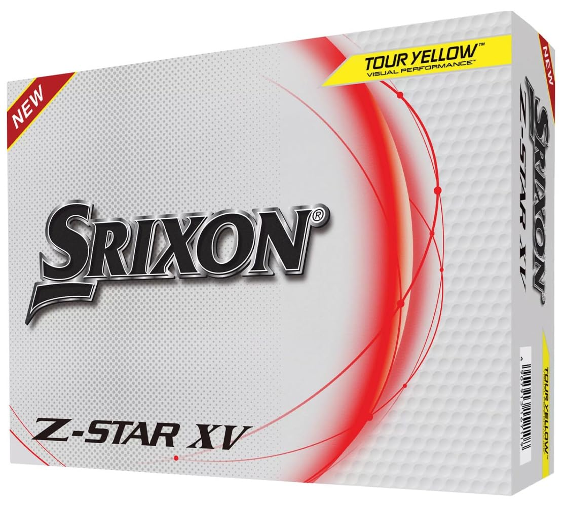 Srixon Z-Star XV Golf Balls, Z-Star XV 8, Tour Yellow