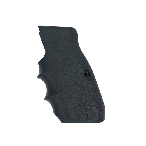 Hogue OverMolded Rubber Grip for CZ 75 Full Size & CZ 85, Black - 75000