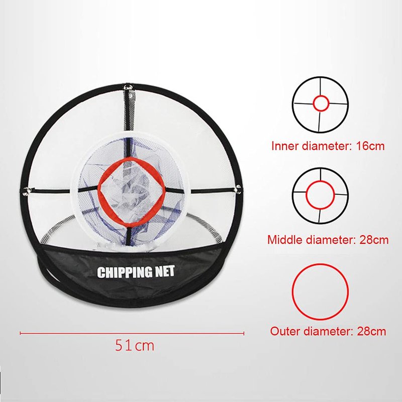 YouKang Golf Chipping Net - Backyard Driving Real Golf Balls, Indoor Outdoor Target Net for Accuracy and Swing Practice