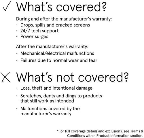 ASURION 3-Year Portable Electronic Protection Plan | Coverage for Devices Priced $30 - $39.99