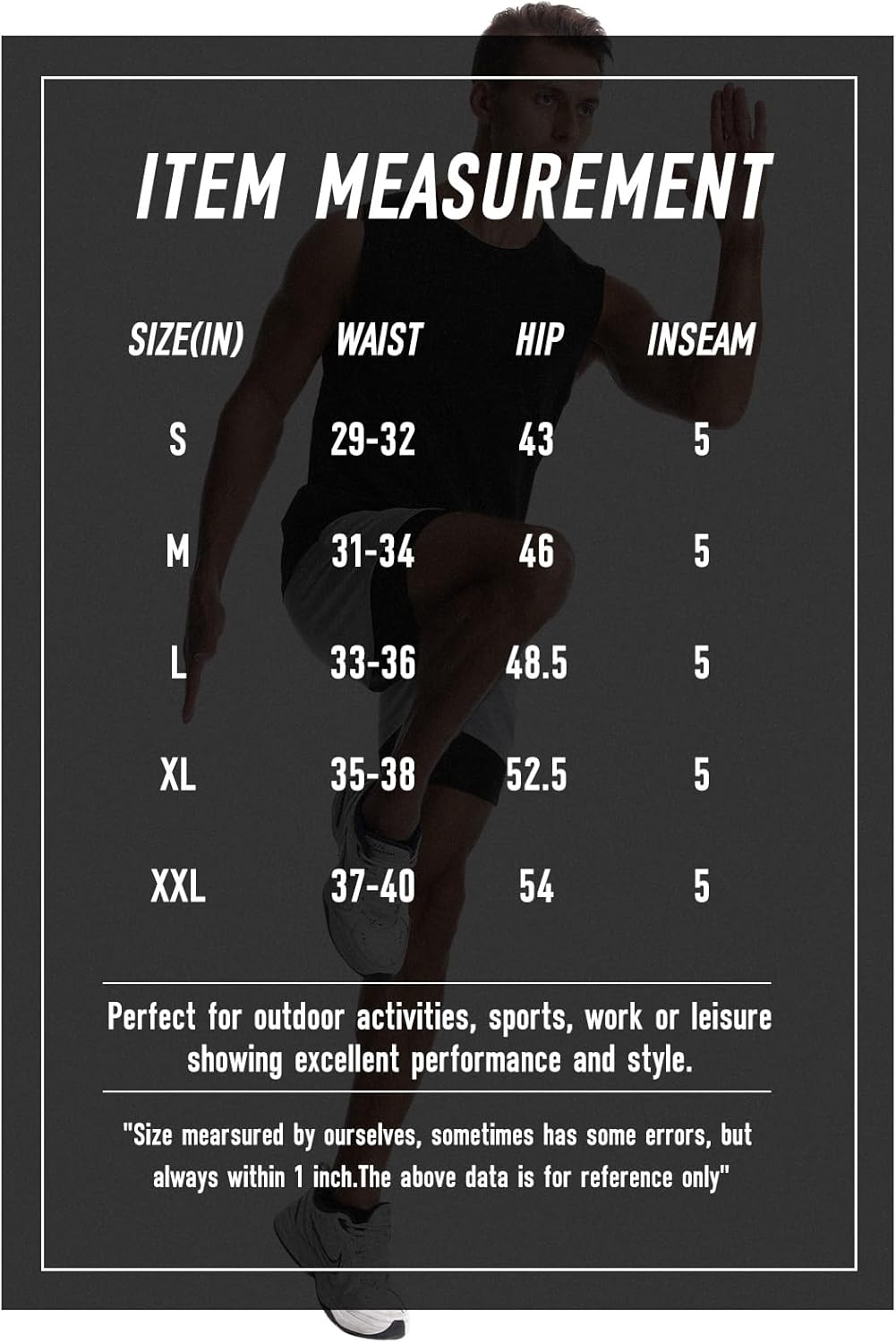 Aolesy Men's Gym Shorts - Lightweight 5”/7” Running Shorts with Liner & 5 Pockets for Athletes