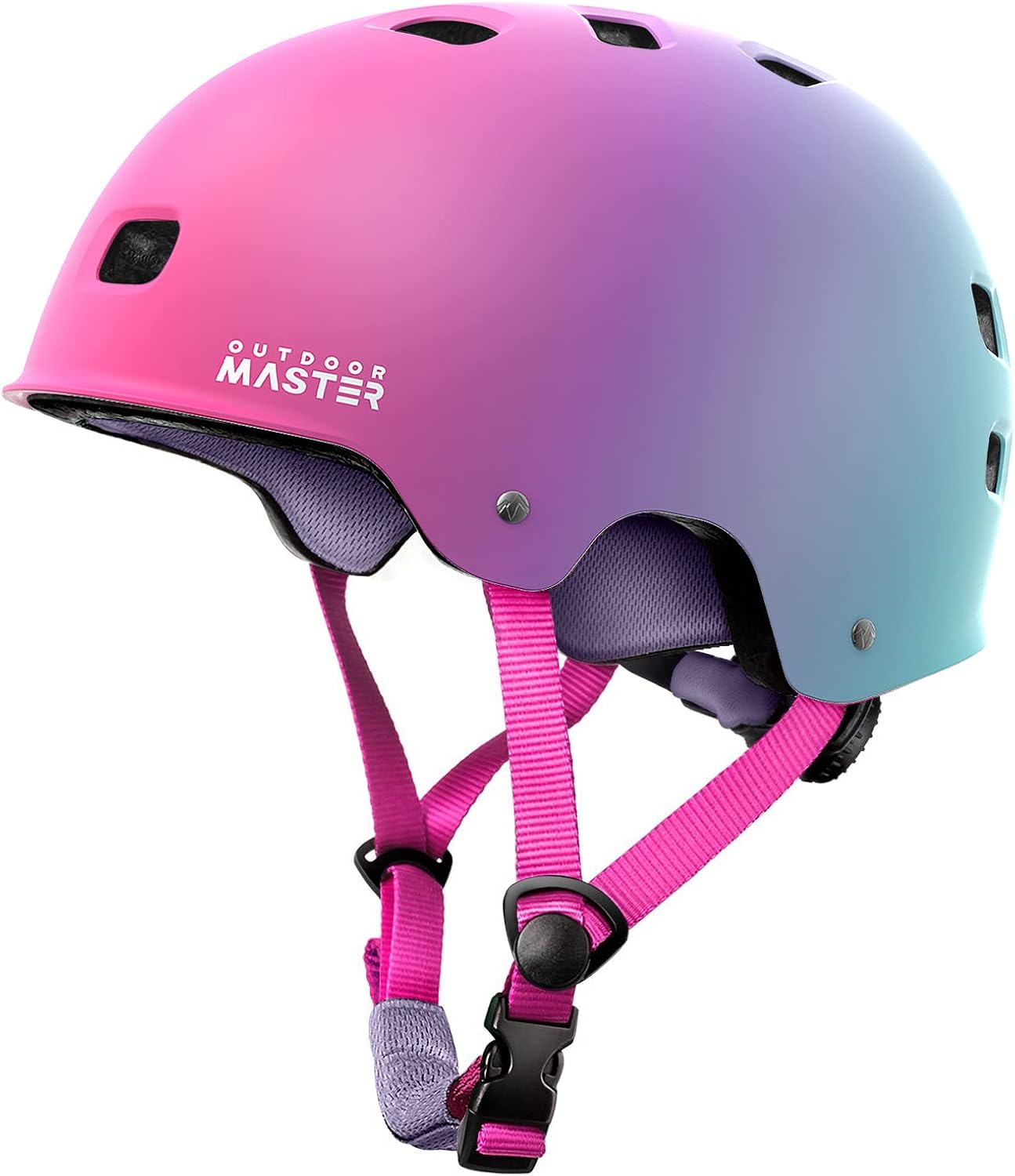 OutdoorMaster Skateboard Cycling Helmet - Multi-Sport Safety with Removable Liners | Kids, Youth & Adults