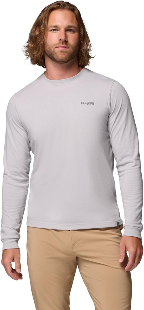 Columbia Men's PFG Uncharted Long Sleeve Graphic Tee - Comfortable & Stylish Design