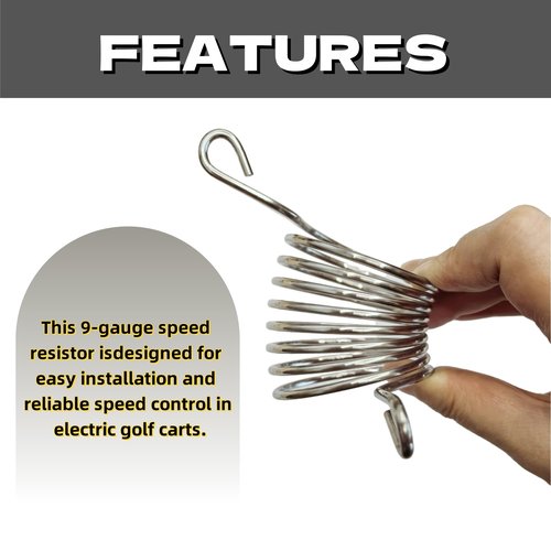 WyXoihh First Speed Resistor 9 Gauge 1010215, Compatible with Club Car Electric Golf Cart 1976-1988, Resistor Assembly Controller Replacement