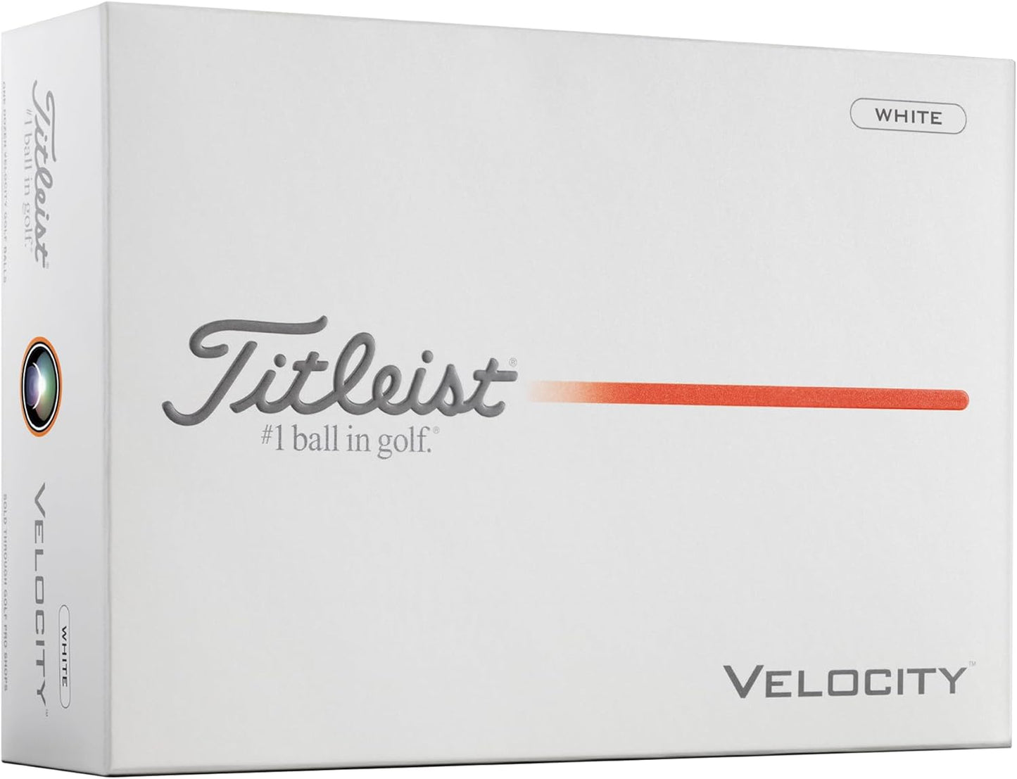 Titleist Velocity Golf Balls - High Performance Distance & Accuracy | One Dozen
