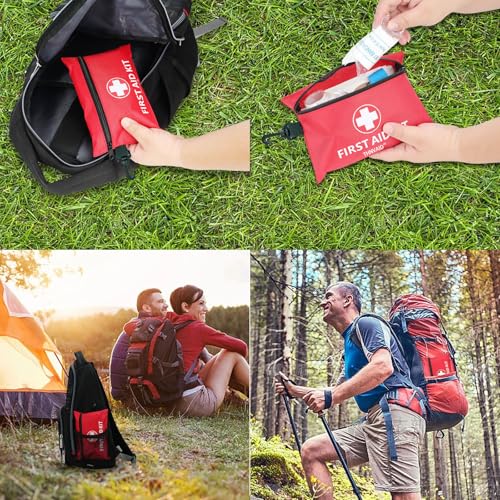 147-Piece Mini First Aid Kit for Travel, Camping & Home
