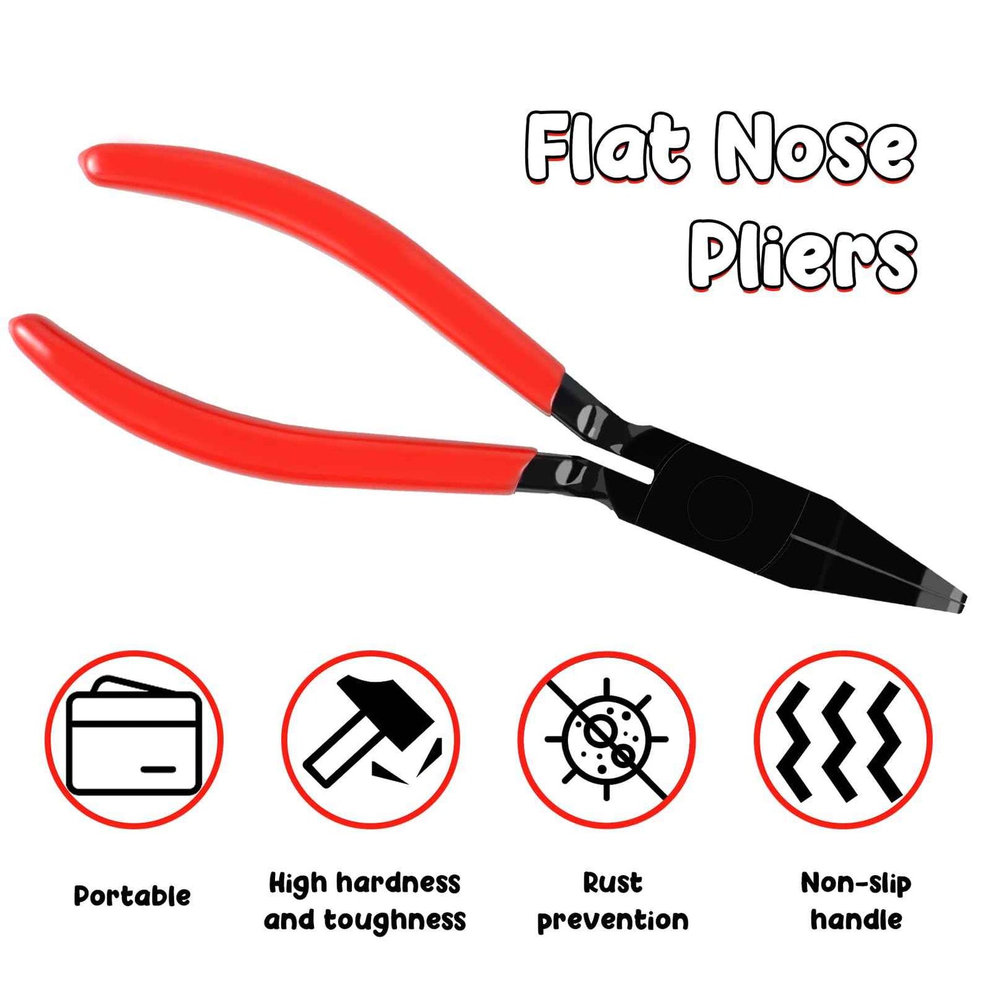 Steel Metal Hand Seamer, 7-Inch Small Metal Sheet Straight Bender Plier Tools, Flattening Metal Made Easy Form Edge Seamer Seaming Plier for Bending and Flattening Sheet Metal Hand Tool