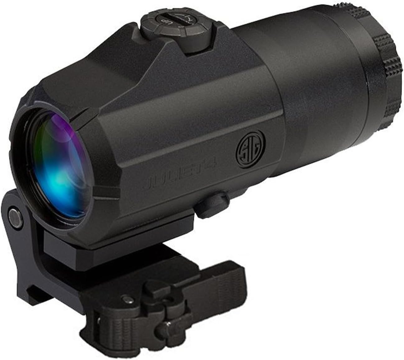 SIG SAUER JULIET4 4X Magnifier - Durable, Waterproof & Adjustable Quick Release for M1913 Picatinny