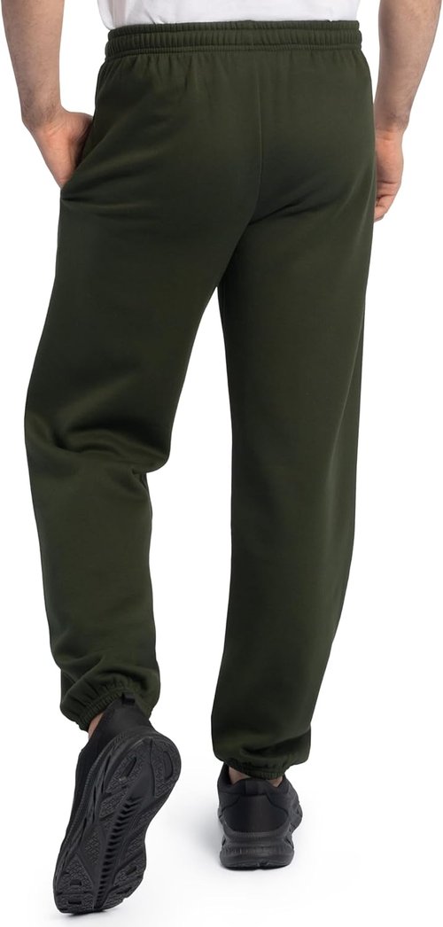 Fruit of the Loom Eversoft Fleece Sweatpants - Relaxed Fit, Moisture-Wicking, Pockets, Elastic Bottom