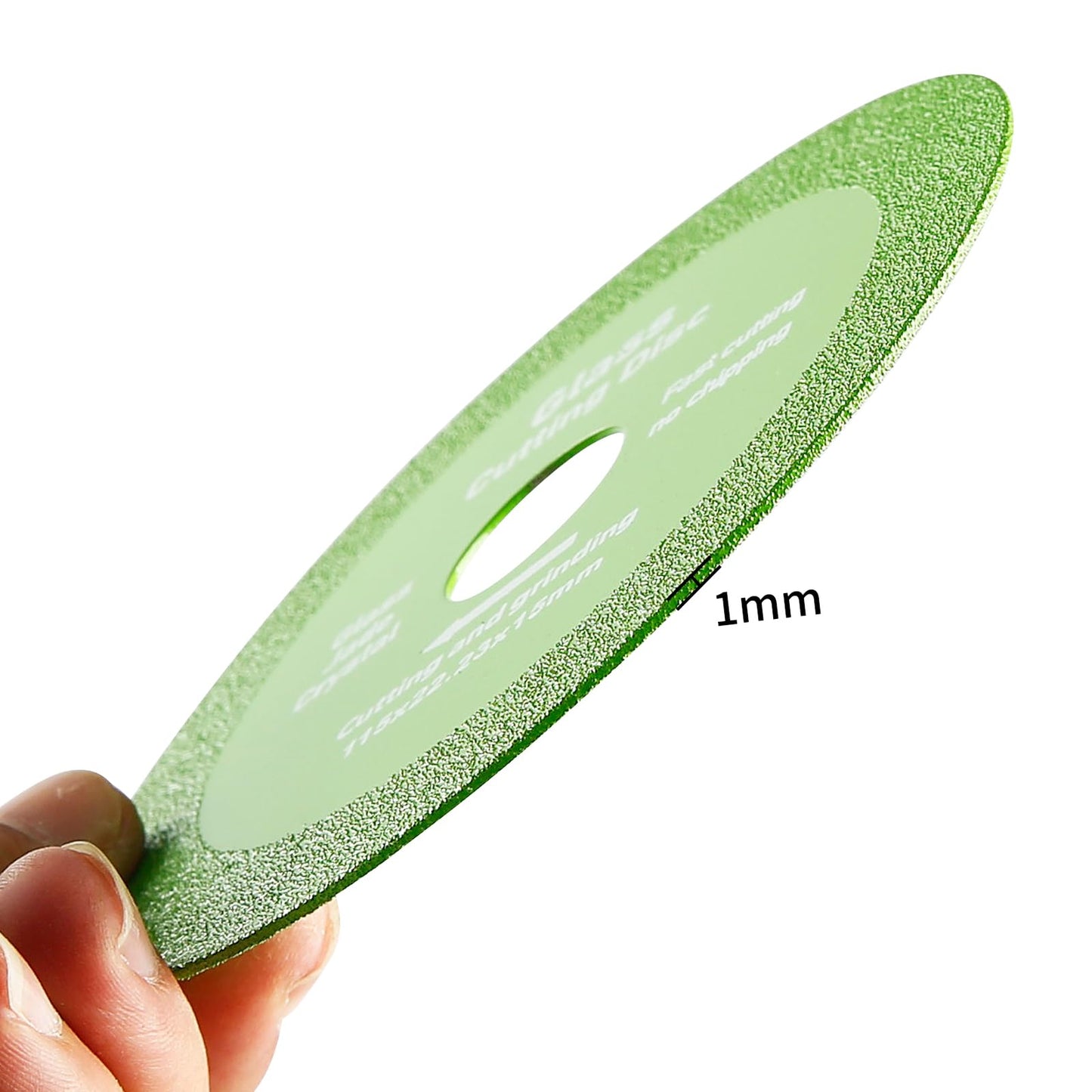 LOZLIN 3PCS 4.5" Diamond Cutting Wheel for Glass, Tile, Marble - Ultra-Thin 115mm Angle Grinder Blades, High-Speed Discs for Ceramics - Dry Multi-Purpose Saw Blades