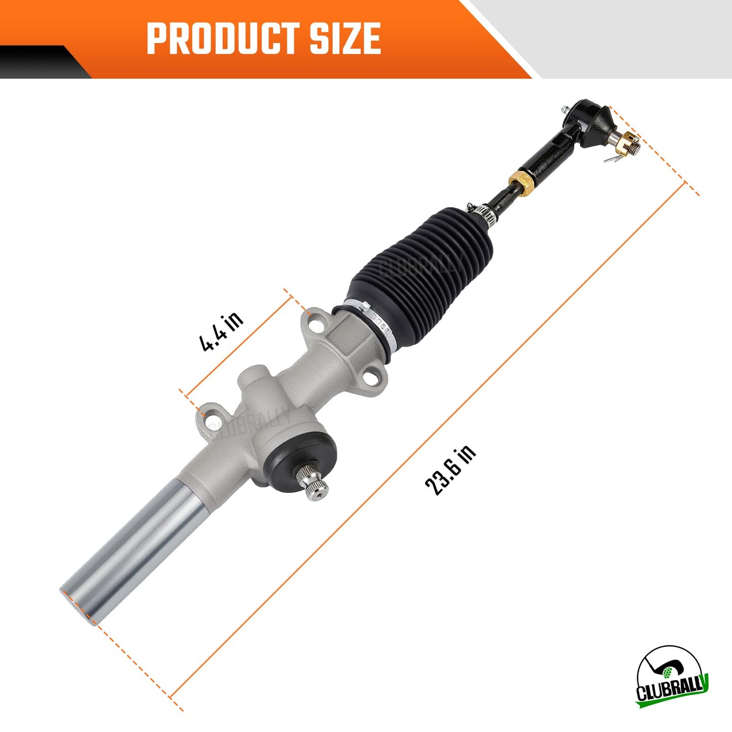 CLUBRALLY Golf Cart Steering Gear Box Assembly, EZGO Steering Rack for 2001-UP EZGO TXT and Workhorse Gas&Electric Golf Cart, OEM# 70602G01, 70602-G01, 70964G01, 70964G02