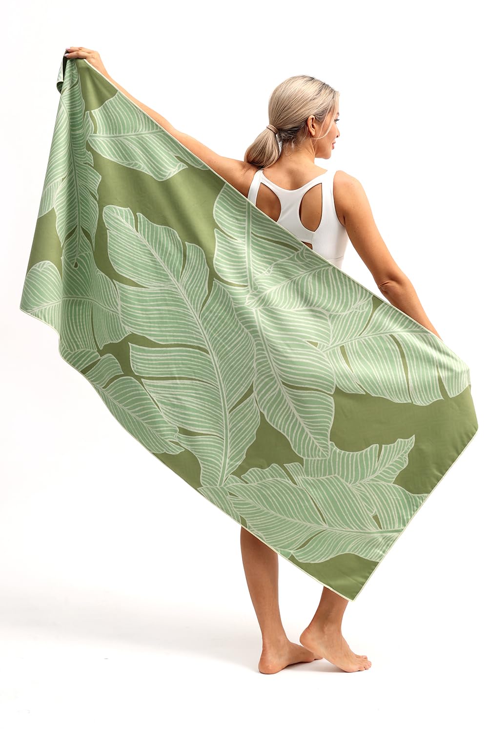 Eunzel 2 Pack Microfiber Beach Towel, Quick Dry Travel Towel Large Sand Free Towel for Beach, Camping, Swim Pool, Gym, Sports& Yoga 71"x32"