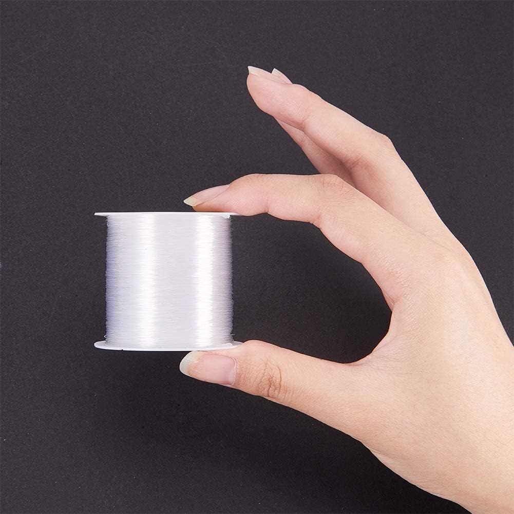 PH PandaHall Clear Fishing Line - 0.25mm Invisible Nylon Thread | 109 Yards for Jewelry Making & Crafts