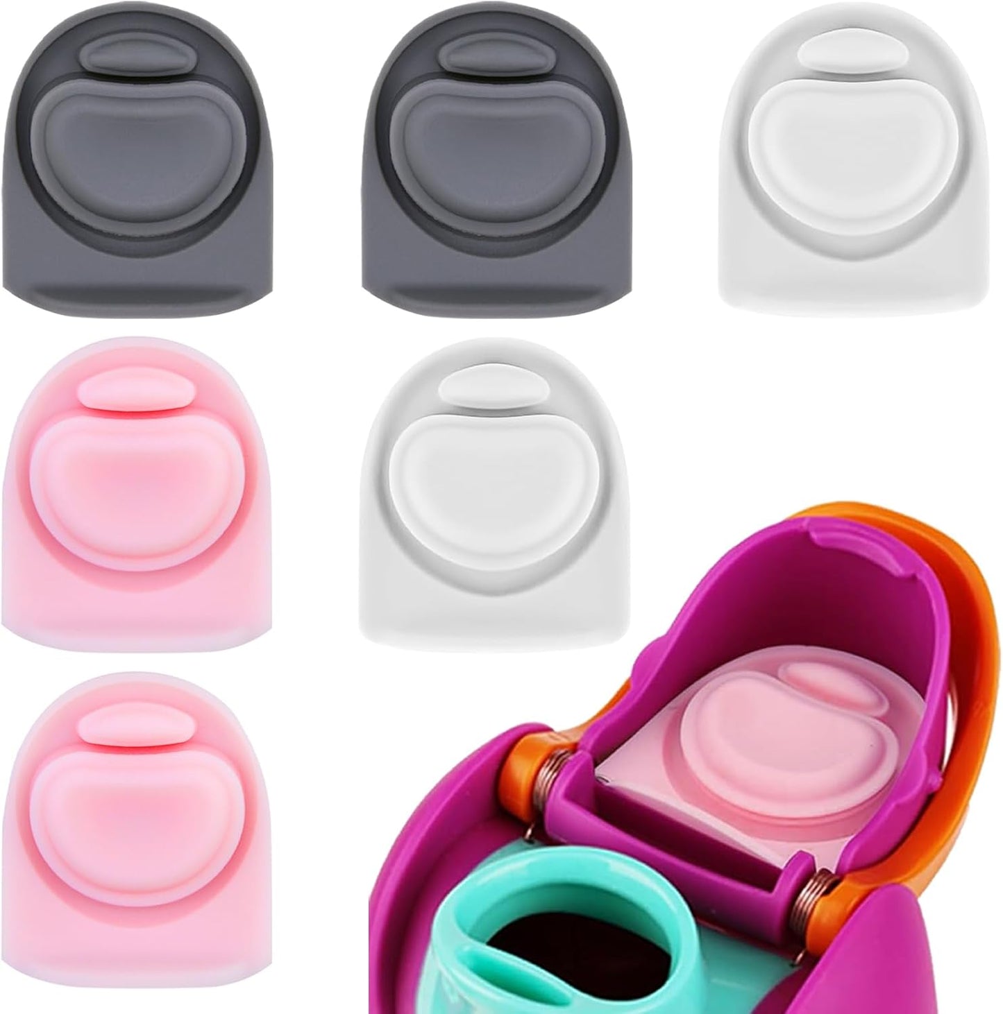 Owala | 6 Pcs Replacement Seal Stoppers - Silicone Bottle Top Gaskets for 16oz, 24oz, 32oz Bottles