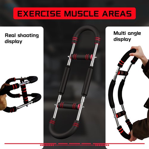 Twister Arm Trainer, Adjustable Chest Workout Equipment, 40-100lb Adjustable Chest Workout Equipment, Arm Trainer, Twister Arm Trainer (Red)