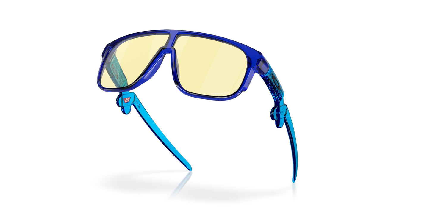 Oakley Child Sunglasses Crystal Blue Frame, Prizm Gaming™ 2.0 Lenses, 58MM
