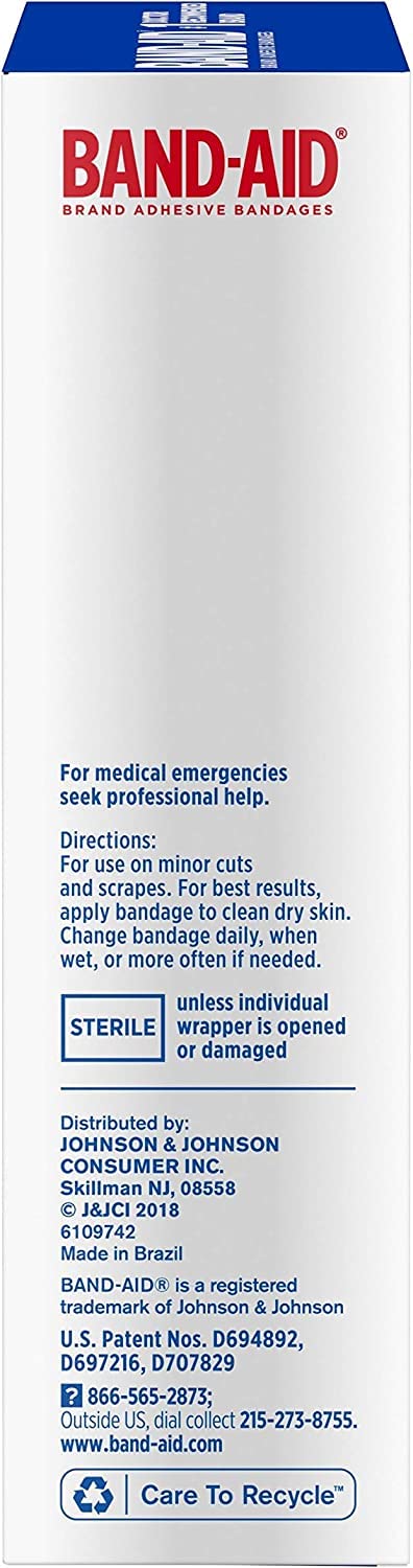 Band-Aid Flexible Fabric Bandages Extra Large All One Size - 10 ct, Pack of 3
