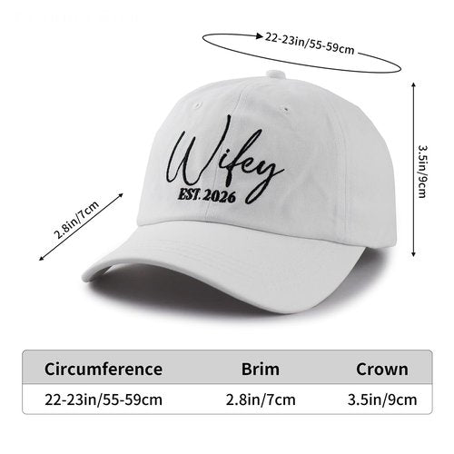 Wedding Newlyweds Gifts for Couple, 2026 Hubby and Wifey Hat, Bride Groom Baseball Cap, Christmas Engagement Birthday Gifts for Women Men Husband Wife