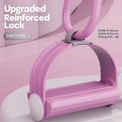 LAOGUATON Upgraded Foot-Pedal Resistance Band – Home Abdominal & Waist Toning Fitness Equipment, Multi-Functional Pull Rope for Sit-Ups & Body Workout