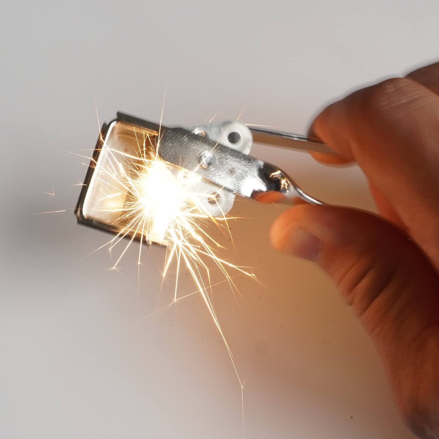 GUTIMORE Triple Flint Torch Striker, Spark Lighter,Flint Lighter 2pcs with 4 Replacement Long Lasting Flints, Welding and Cutting