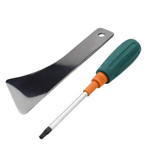 Cabin Air Filter Replacement Tool Kit: Magnetic Torx Bit Star Screwdriver w/Magnetic Tip + Steel Pry Bar Removal for Tesla Model 3 Y Interior Dashboard Panel Vent Console Exterior Shell Repair