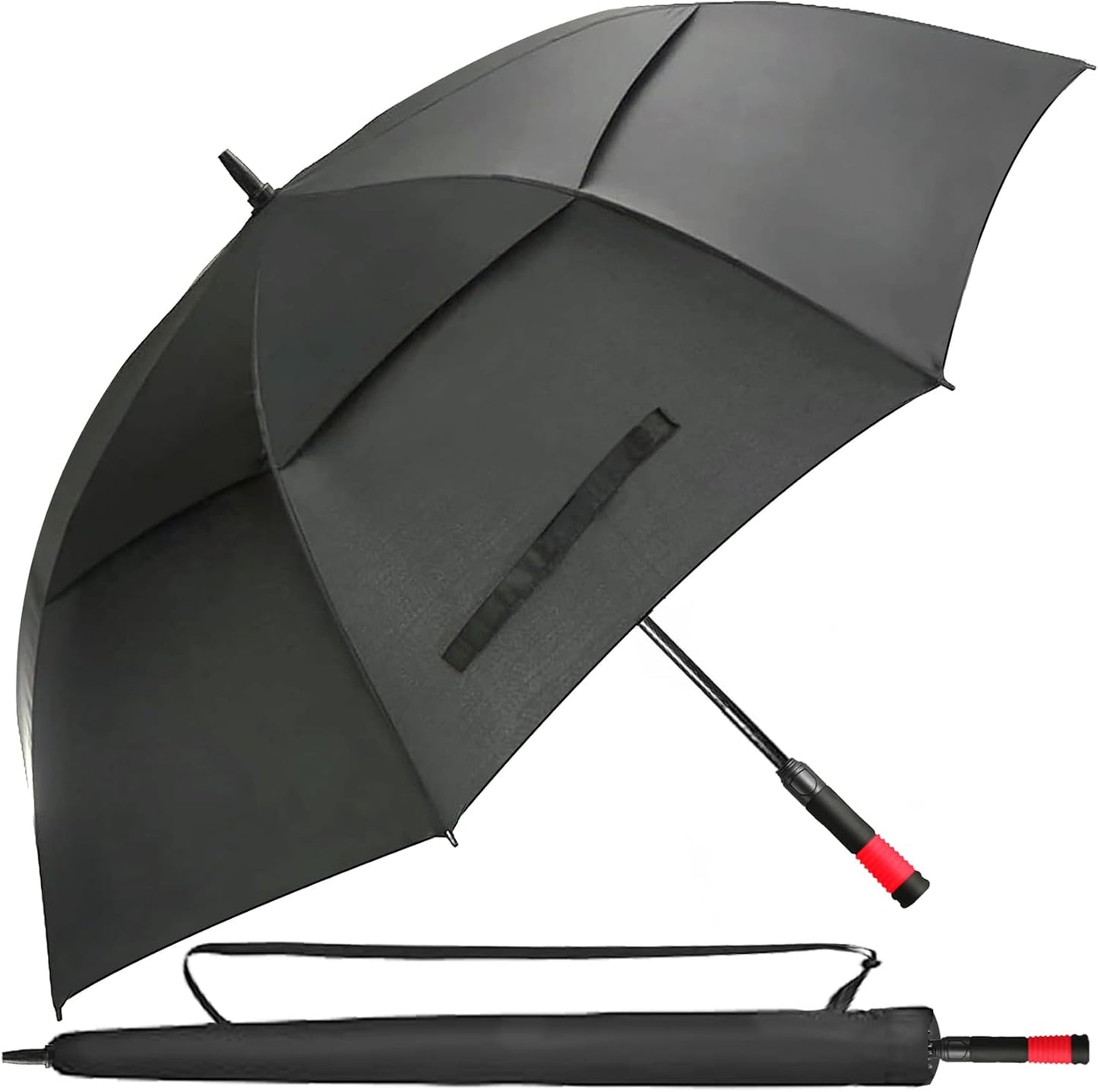 SIEPASA Golf Umbrella - Large 62/68/72 Inch Automatic Open - Windproof, Waterproof, Double Canopy