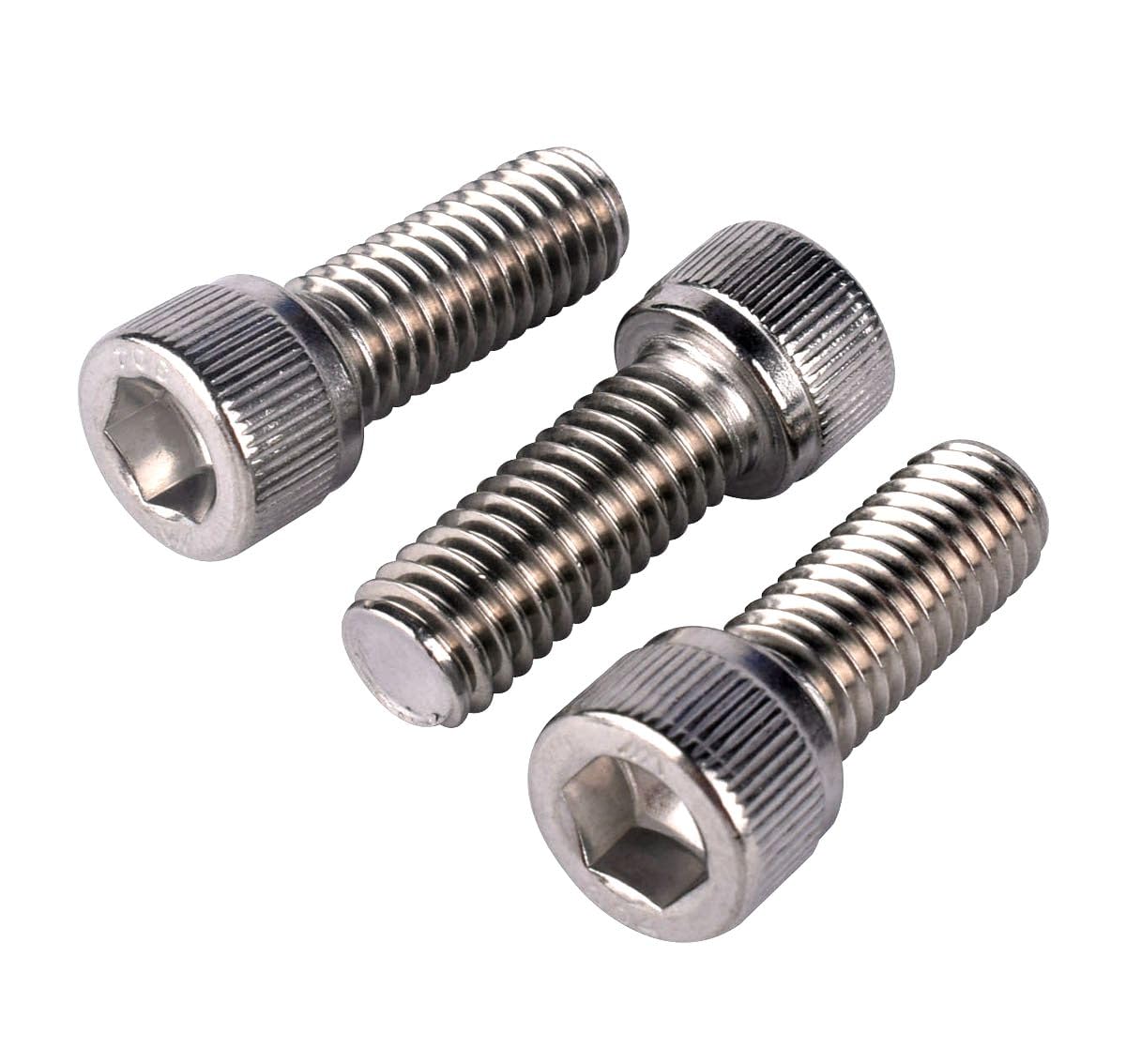KOSJETHAS #10-24 x 3/4" Allen Hex Socket Head Screw Bolt, 304 Stainless Steel 18-8, UNC Machine Full Thread, Pack of 50