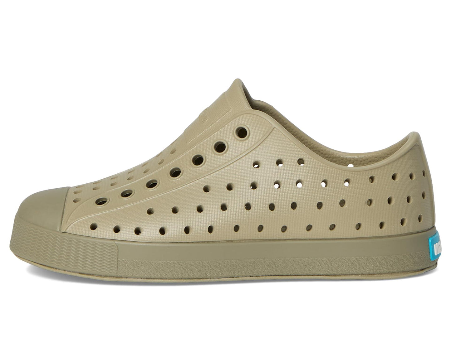 Native Shoes Unisex-Kids Jefferson Sneakers, Elm Green/Vetiver Grey, 5 Big Kid