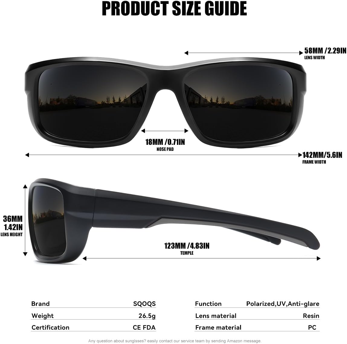 Skiennix Polarized Sports Sunglasses - UV400 Protection, Wrap Around Frame | 3-Pack for Cycling & Fishing