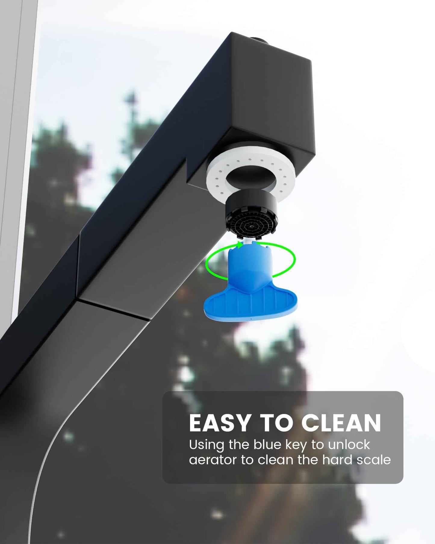 APPASO 2 Hole Kitchen Faucets, Square Kitchen Faucet with Pull Down Sprayer, Black Kitchen Faucet with Sprayer, Stainless Steel, Single Handle Faucets for Kitchen Sink