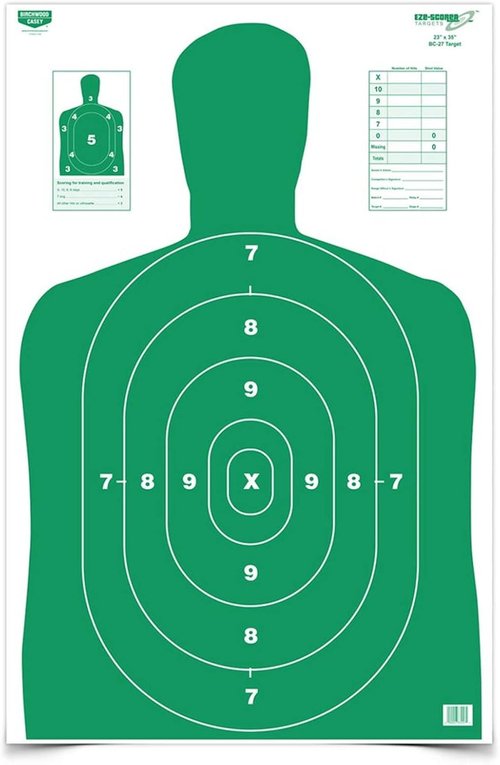 Birchwood Casey EZE-Scorer Paper Shooting Targets - 23" x 35" Size for Precision Practice